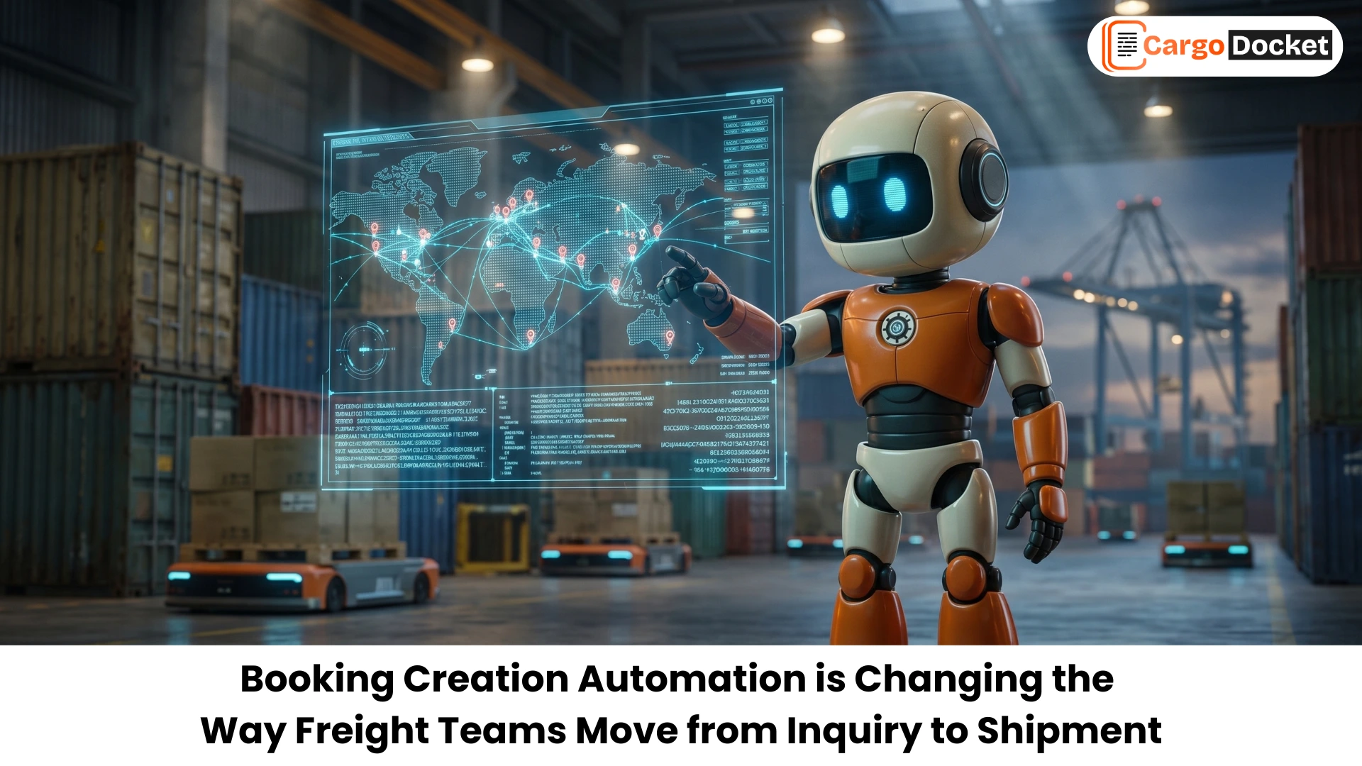 Discover how booking creation automation helps freight teams move from inquiry to shipment faster with improved accuracy and seamless workflows.