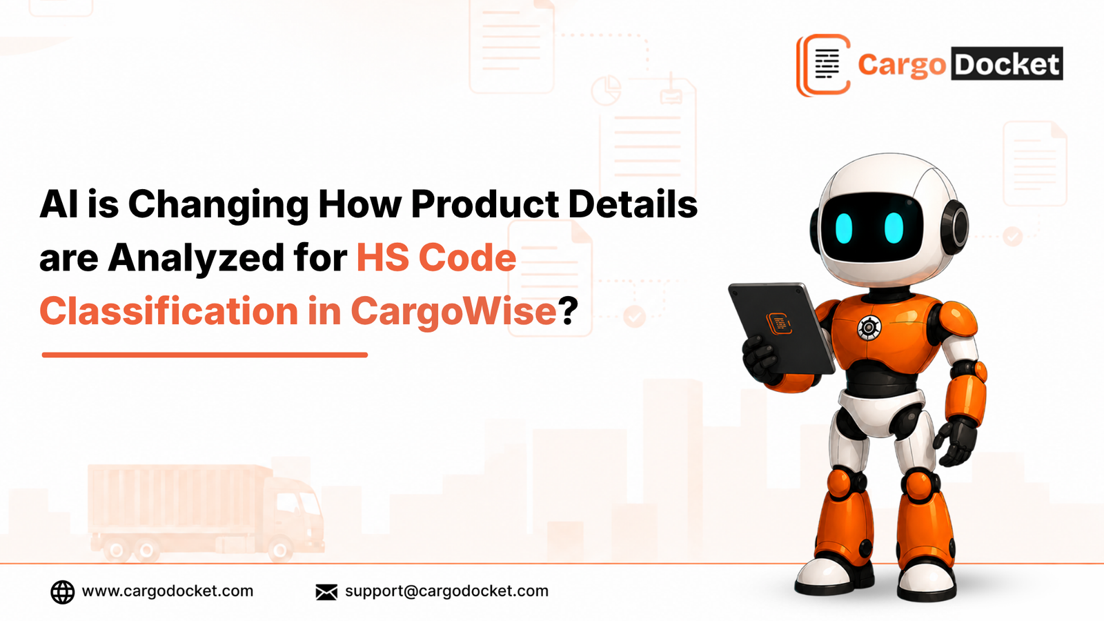 AI is Changing How Product Details are Analyzed for HS Code Classification in CargoWise