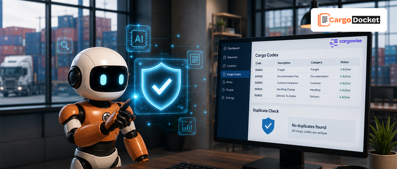 AI Automation to Prevent Duplicate Charge Codes in CargoWise