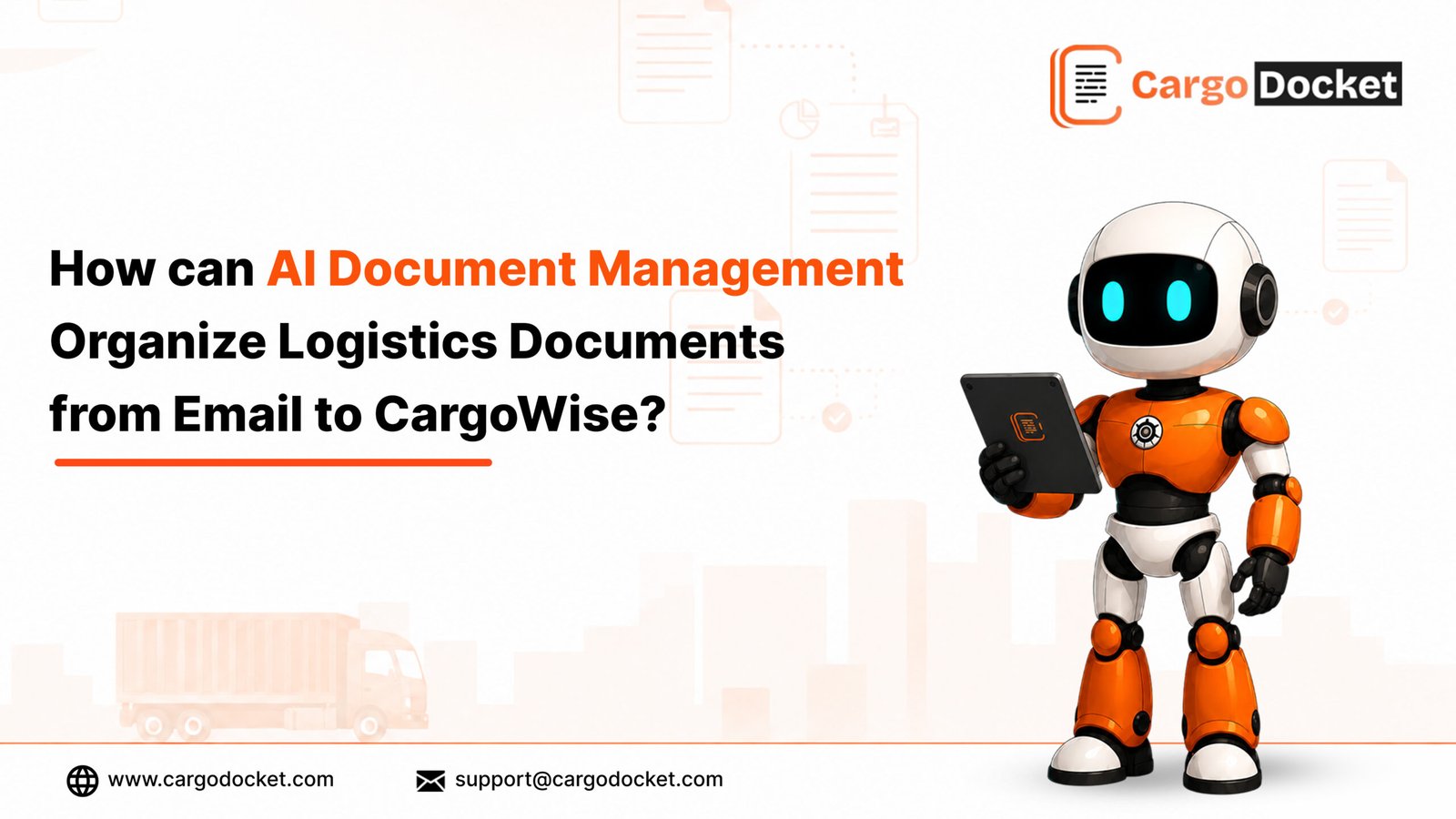 AI Document Management Organize Logistics Documents from Email to CargoWise